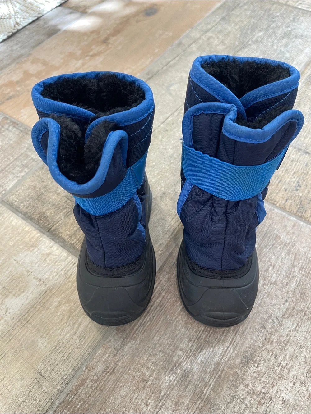 Kamik Blue Winter Snow Boots with Plush Lining Kids Unisex size 7